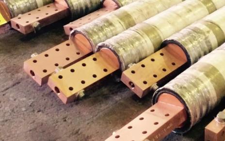 Water-cooled power cables